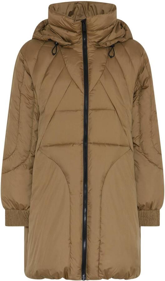 Etage Plus Size winterjas brons