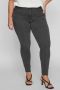 EVOKED VILA high waist skinny jeans VIJEGGY grey denim - Thumbnail 1