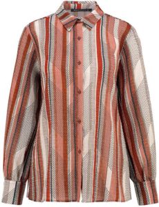 Expresso blouse met gekleurde streepprint