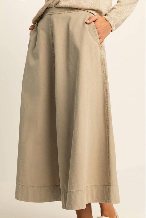 Expresso A-lijn rok beige