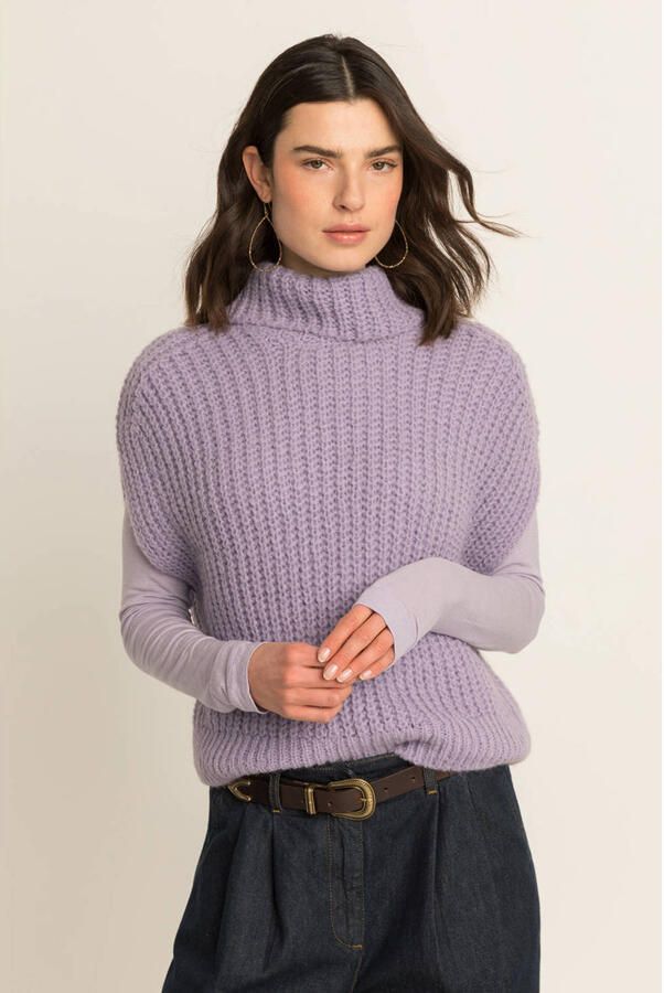 Expresso alpaca spencer lila