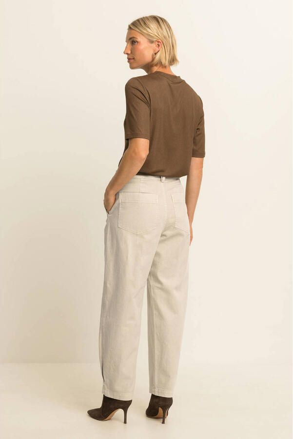 Expresso barrel jeans beige - Foto 3