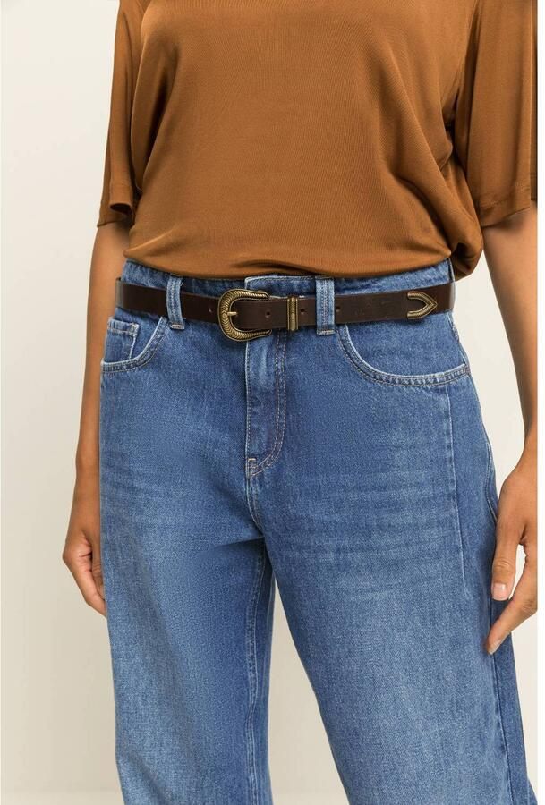 Expresso barrel jeans medium blue denim