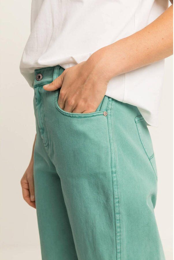 Expresso barrel jeans mintgroen - Foto 2