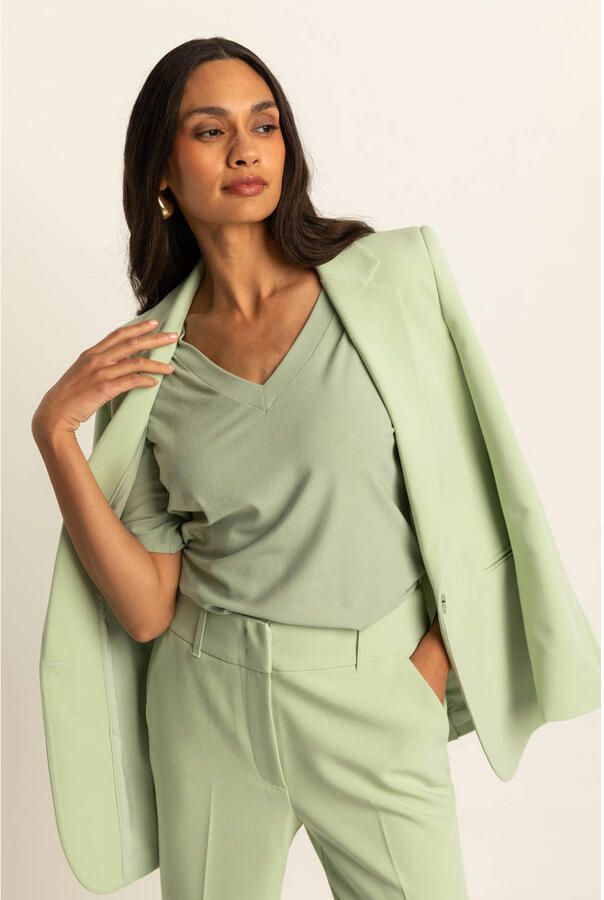 Expresso blazer lichtgroen