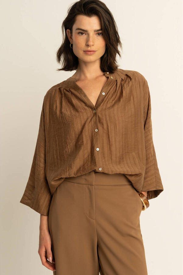 Expresso blouse bruin