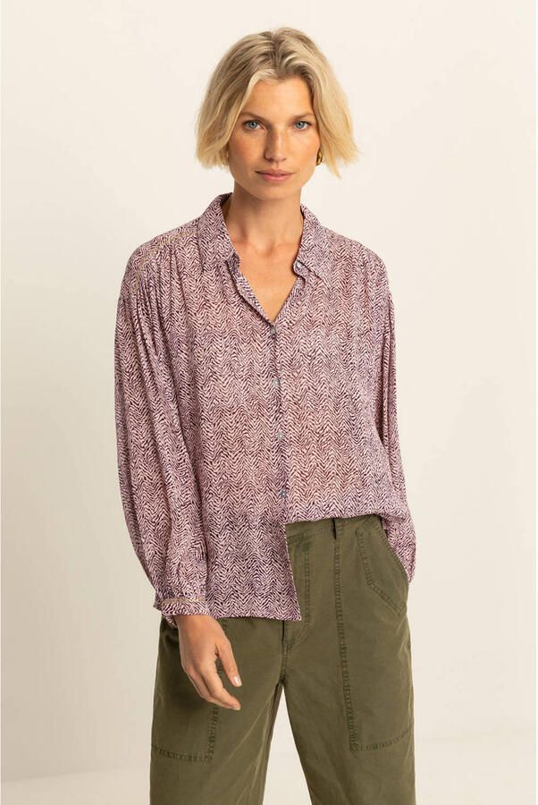 Expresso blouse donkerrood