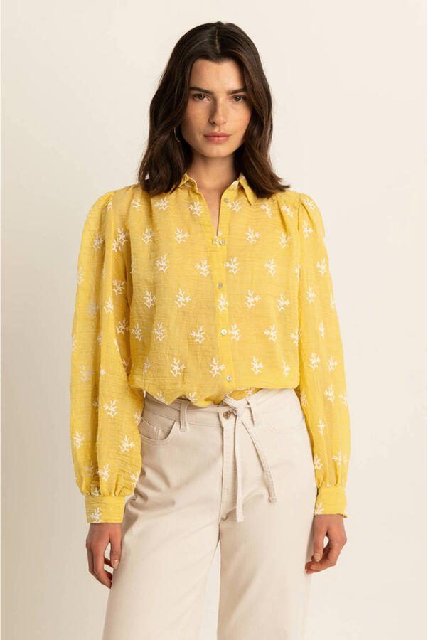 Expresso blouse geel - Foto 3