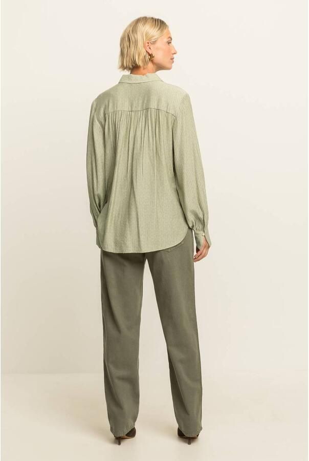 Expresso blouse lichtgroen - Foto 2
