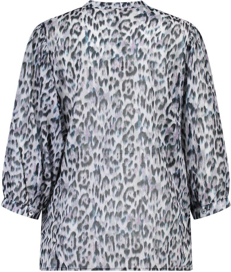 Expresso blouse met dierenprint multi - Foto 2