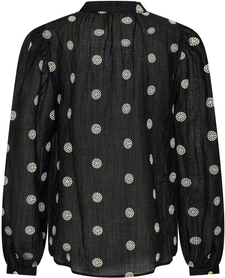 Expresso blouse zwart broderie - Foto 2