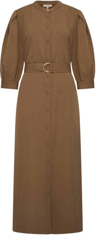 Expresso blousejurk bruin - Foto 3