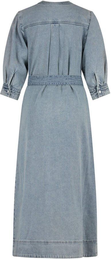 Expresso blousejurk medium blue denim - Foto 3