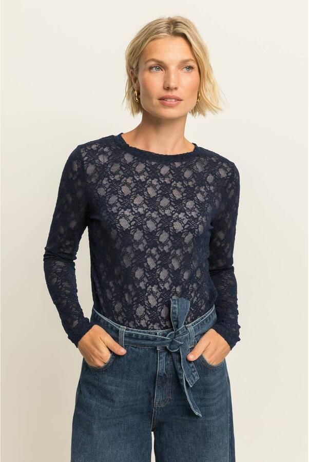 Expresso blousetop donkerblauw