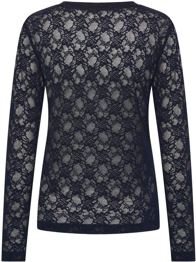 Expresso blousetop donkerblauw - Foto 2
