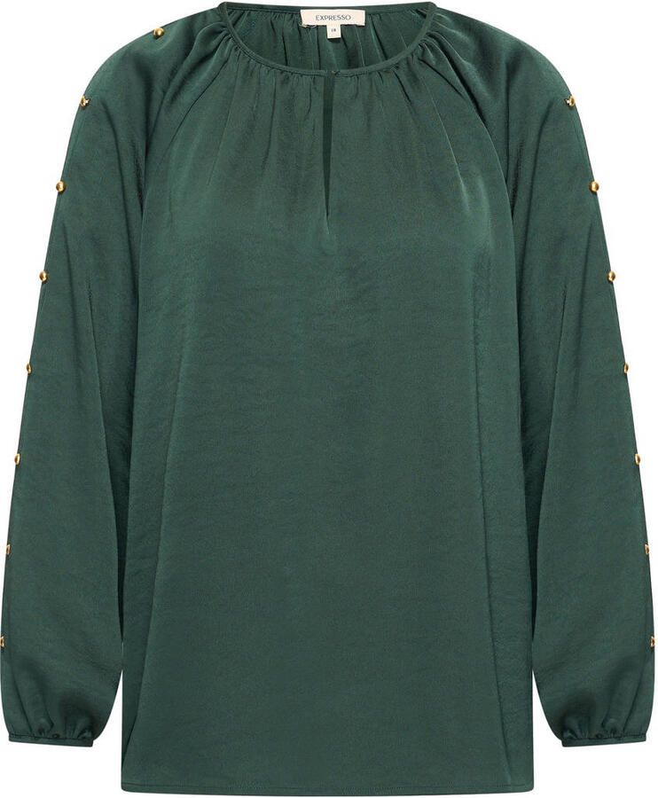 Expresso blousetop donkergroen - Foto 2