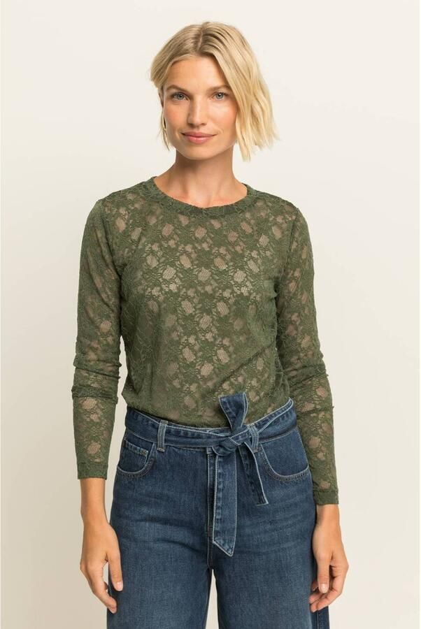 Expresso blousetop groen