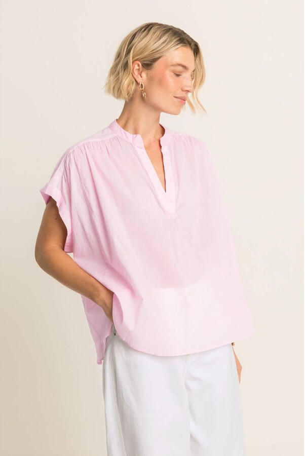 Expresso blousetop lichtroze