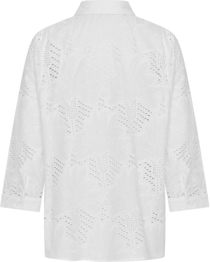 Expresso broderie blouse wit - Foto 2