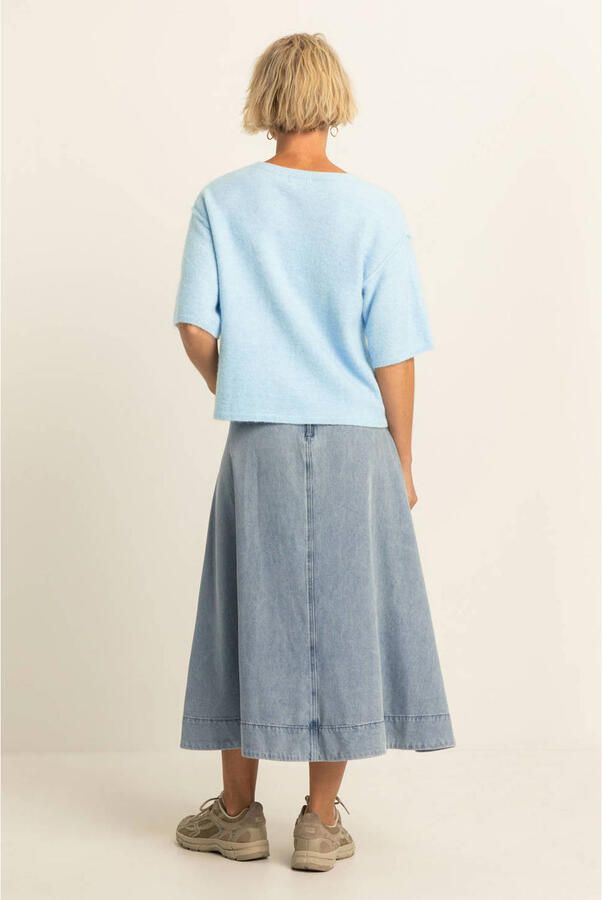 Expresso denim spijkerrok light blue denim - Foto 2