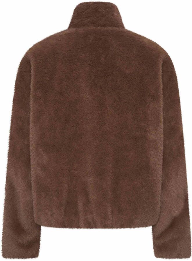Expresso faux fur winterjas bruin - Foto 2