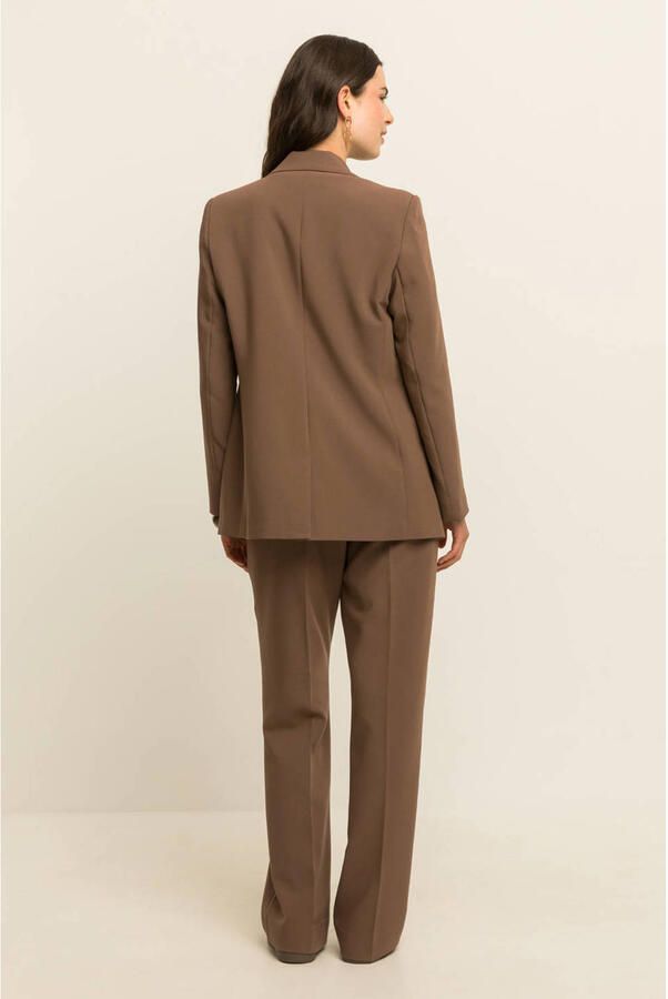 Expresso flared broek bruin - Foto 3
