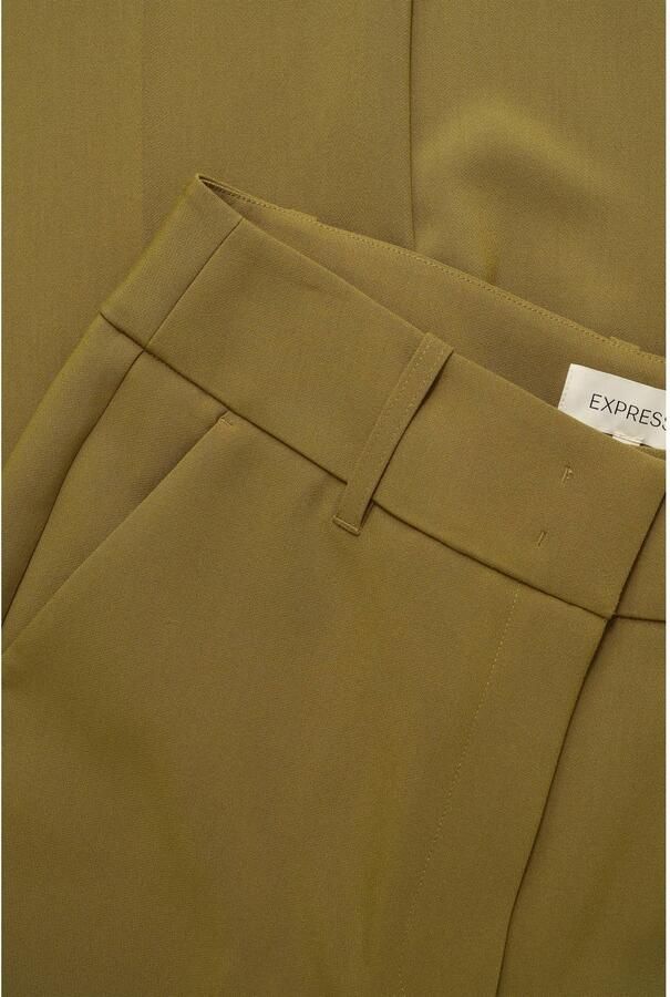 Expresso flared broek olijfgroen - Foto 2