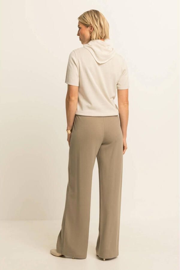 Expresso flared broek taupe - Foto 2