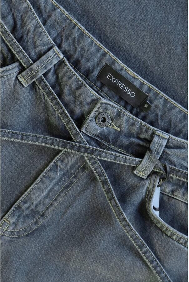 Expresso flared jeans met ceintuur mediumblauw - Foto 2