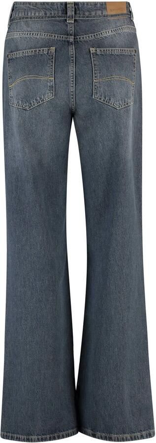 Expresso flared jeans met ceintuur mediumblauw - Foto 3