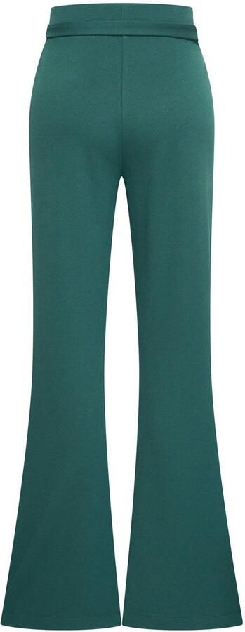 Expresso flared regular waist broek donkergroen - Foto 2