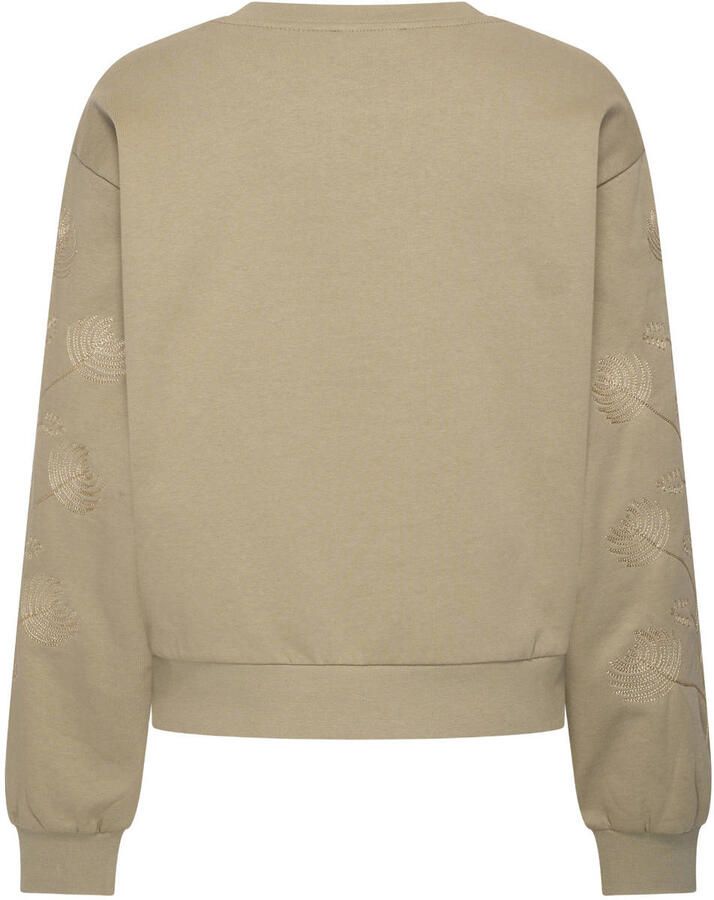 Expresso gebloemde sweater lichtgroen - Foto 2