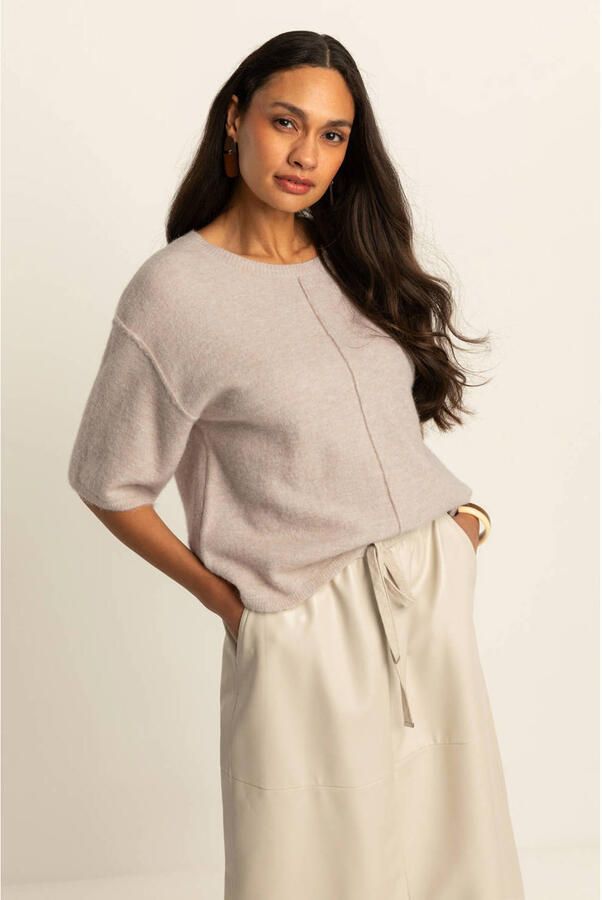 Expresso gebreide trui beige