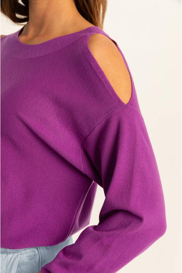 Expresso gebreide trui fuchsia - Foto 2