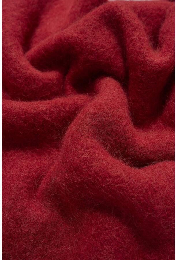 Expresso gebreide trui met wol rood - Foto 2