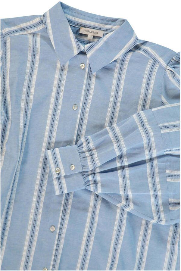 Expresso gestreepte blouse blauw - Foto 3
