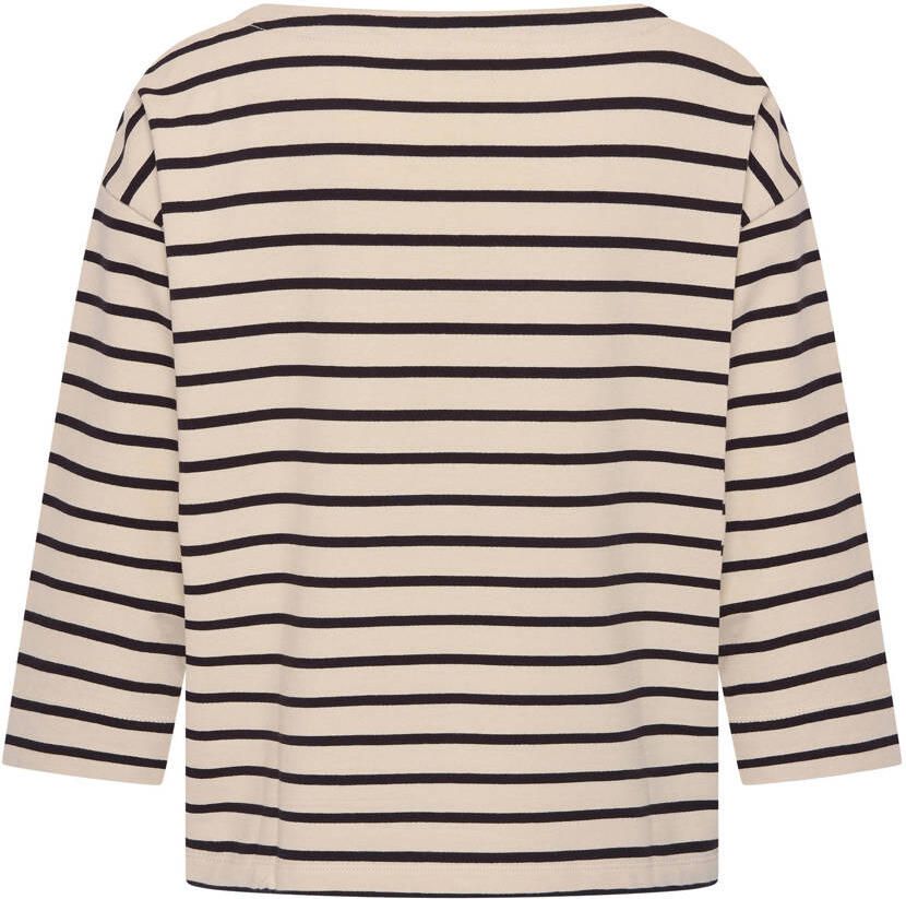 Expresso gestreepte top beige - Foto 2