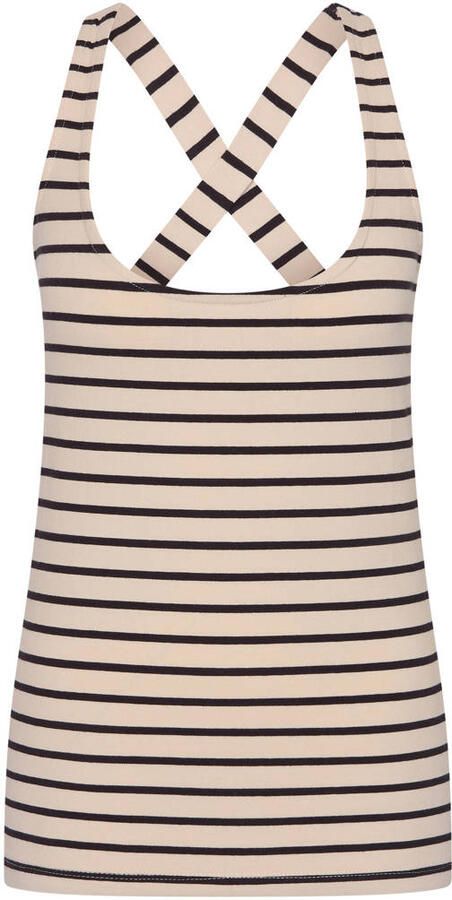 Expresso gestreepte top beige - Foto 2