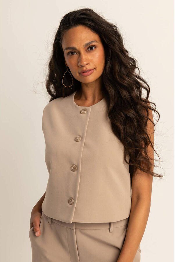 Expresso gilet beige
