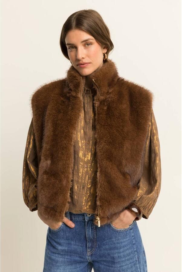 Expresso gilet bruin
