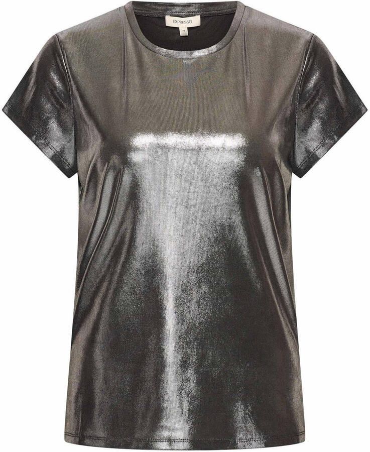 Expresso glitter top zwart