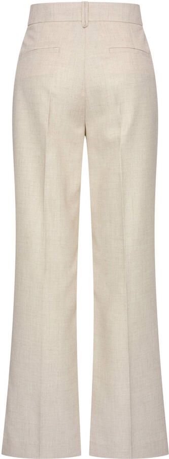 Expresso high waist flared broek ecru - Foto 2