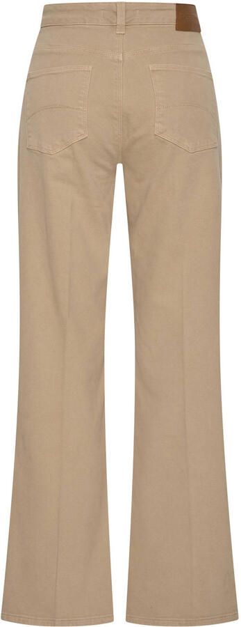 Expresso high waist flared jeans beige