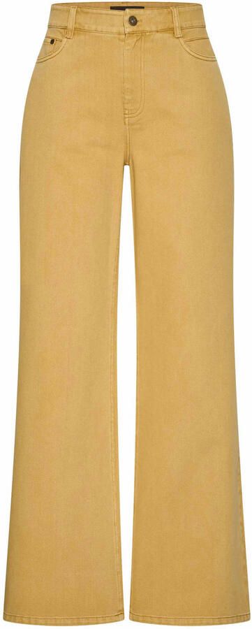 Expresso high waist wide leg jeans geel - Foto 3