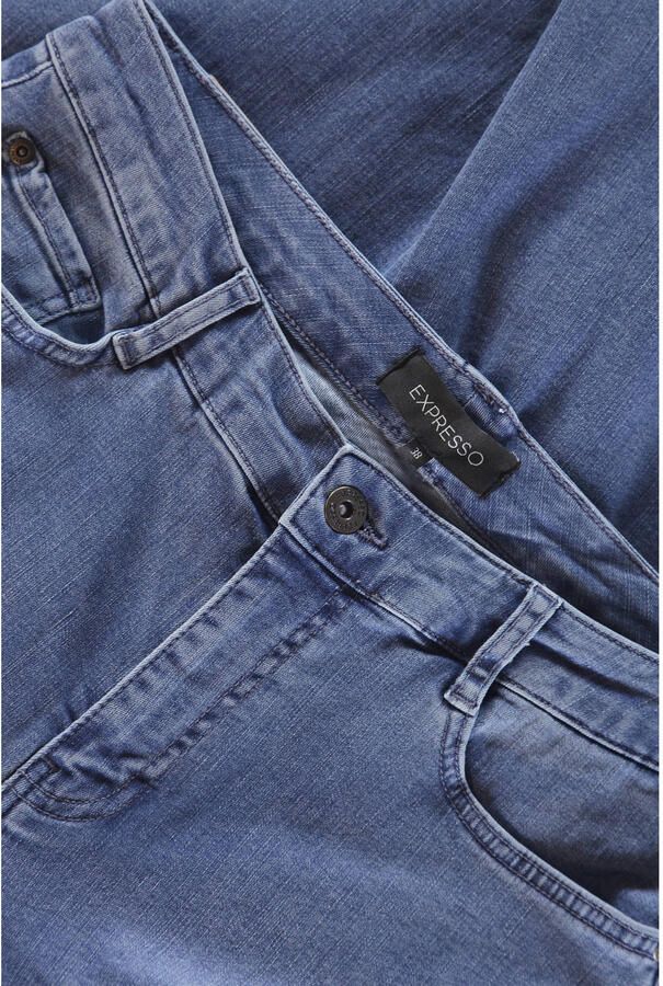 Expresso high waist wide leg jeans medium blue denim