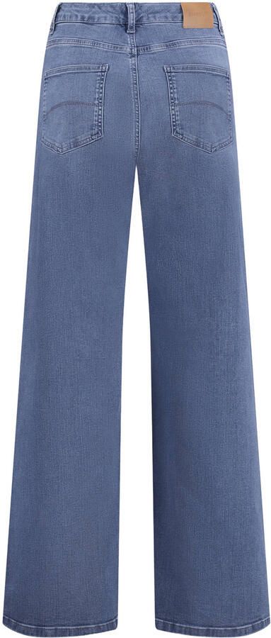 Expresso high waist wide leg jeans medium blue denim - Foto 2