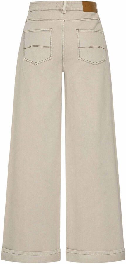 Expresso high waist wide leg jeans zand - Foto 3