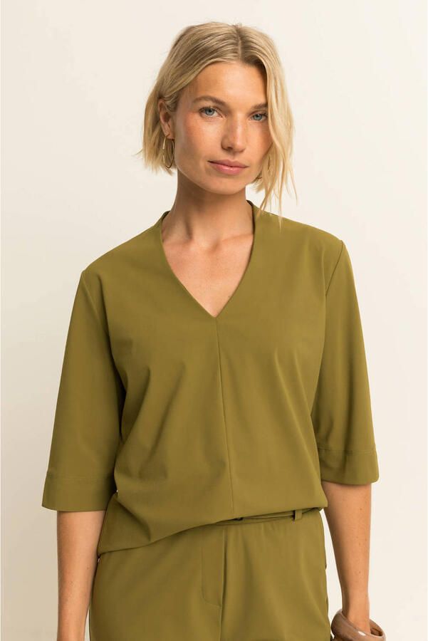 Expresso Travelstof top groen