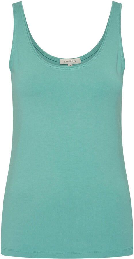 Expresso jersey singlet blauwgroen