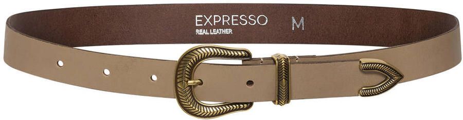 Expresso leren riem beige